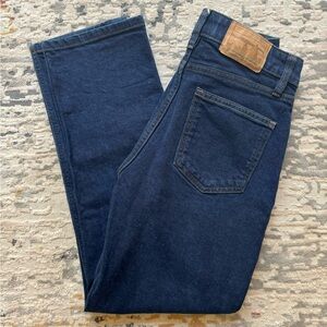 Women’s Patagonia Straight Fit Jeans Denim Dark Wash 28 Waist Actual 27x25